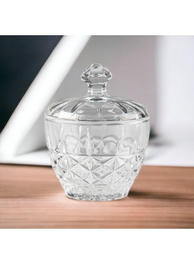 سوليتير سكرية شفافة مصنوعة من الزجاج - Image 1