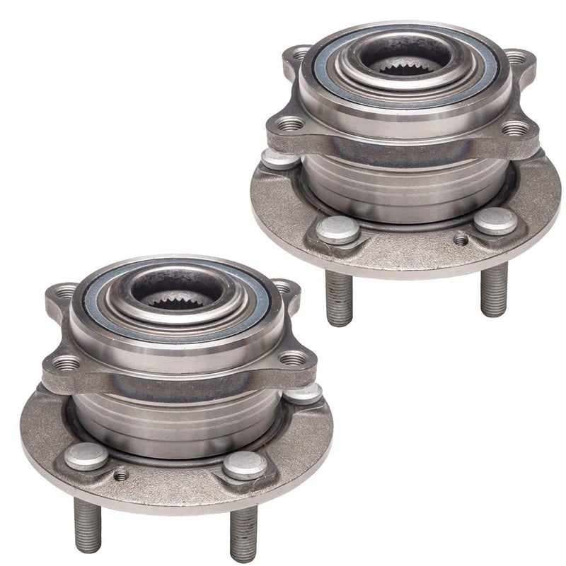 KEYOOG 2Pcs 513266 5 Lug Front Wheel Hub and Bearing Assembly Fit For 20072014 Hyundai Santa Fe 1314 Santa Fe XLSanta Fe Sport 0712 Veracruz 20112015 Kia Sorento 513256