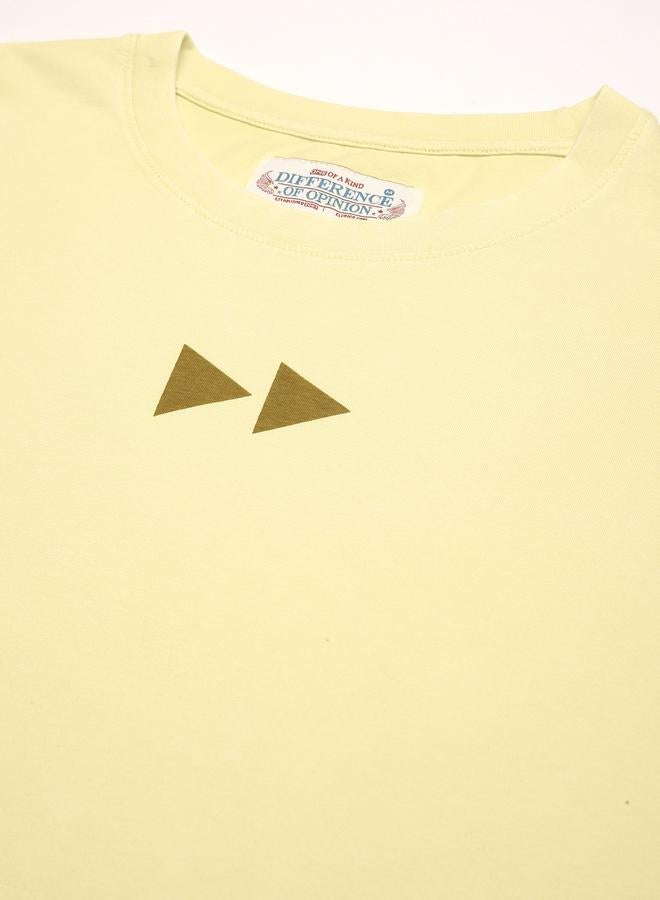 Difference of Opinion Men Oversized Acid Wash Printed T-Shirt - Image 3
