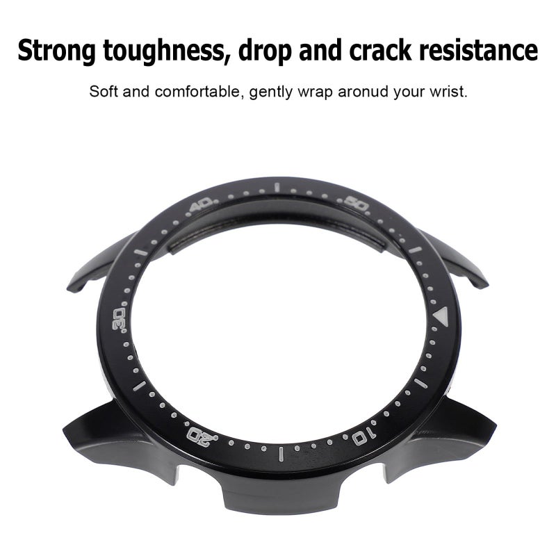 Black White PC Protective Case Bumper Frame Cover for Smartwatch - Image 4