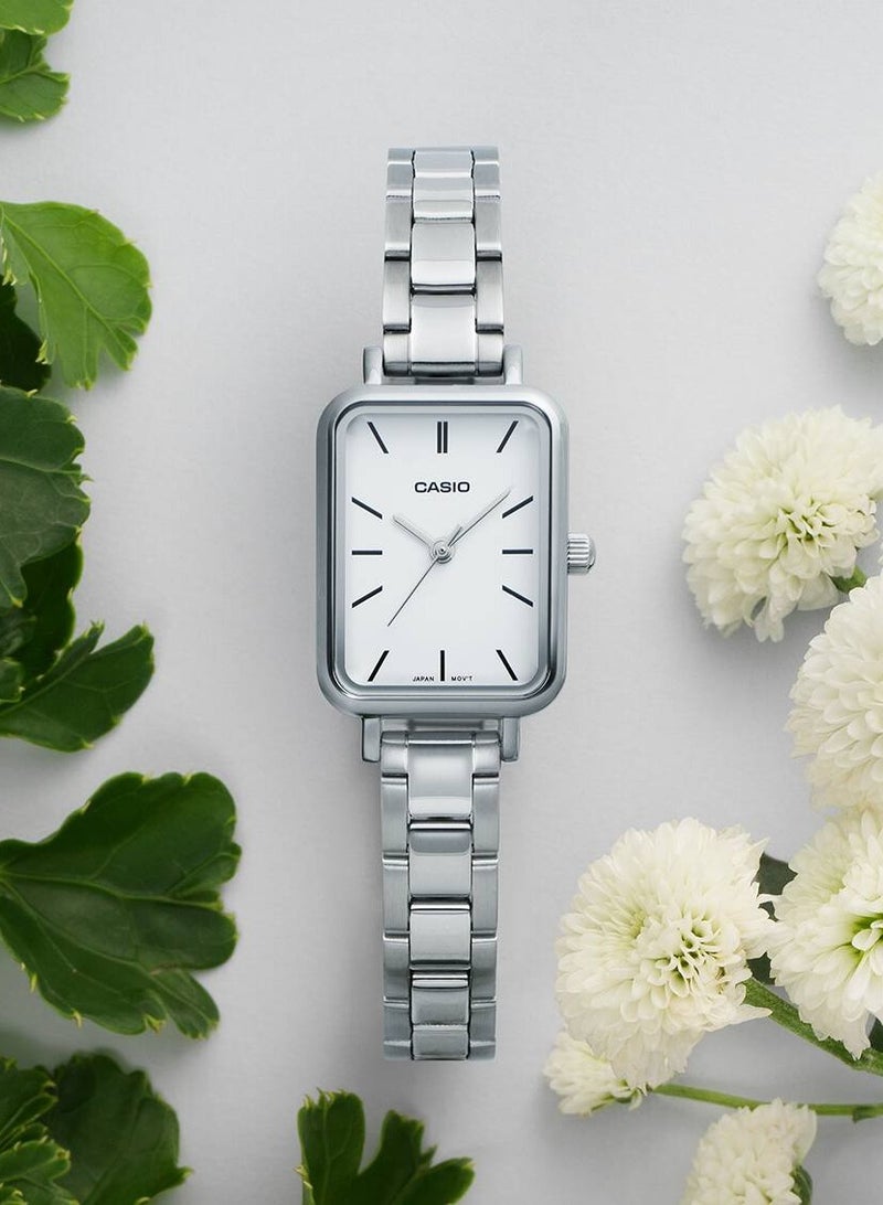 CASIO ساعة كاسيو النسائية أنالوج من الستانلس ستيل LTP-V009D-7EUDF - Image 2