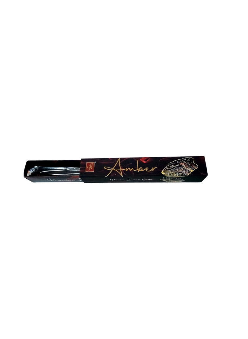 Premium Incense Sticks, Amber Fragrance, 50g, Aromatherapy, Agarbatti, Smoke 45 minutes burning, relaxing notes for home, office and events  - Image 2