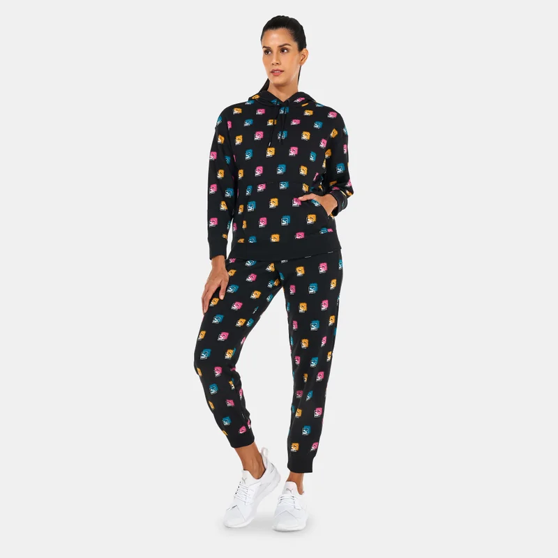 PUMA Women's Brand Love AOP Hoodie