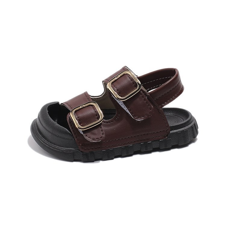 Children'S Sandals 2025 Summer Girls Sports Beach Shoes Boys Shoes Soft Sole Casual Shoes Baby Sandals - Image 1