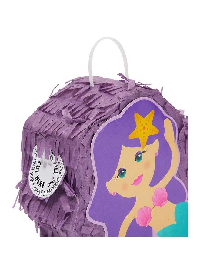Blue Panda Mini Mermaid Piñatas For Girls Birthday Party Decorations (8 X 5 X 2.5 In 3 Pack) - Image 5
