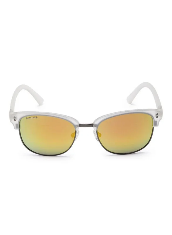 fastrack White Clubmaster Men Sunglasses (C088RD3|54)