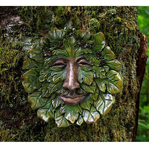 Top Collection Garden Fig Green Man Hanging Plaque, Large - Image 2