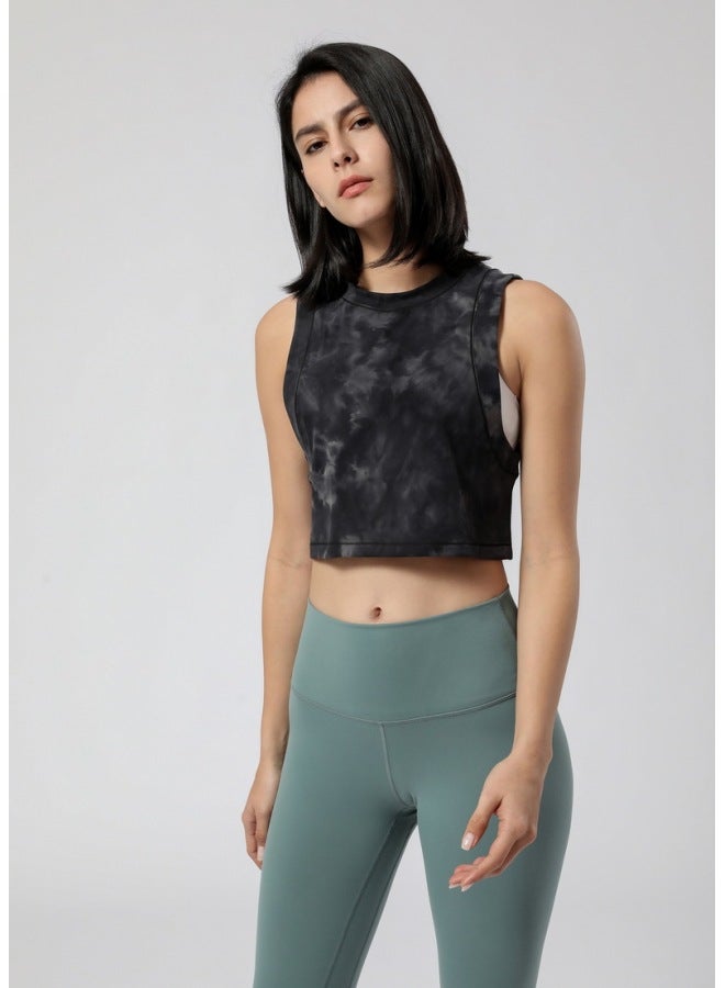 New Loose Sports Vest Women Yoga Fitness Vest Running Sports T-shirt Women Without Pad