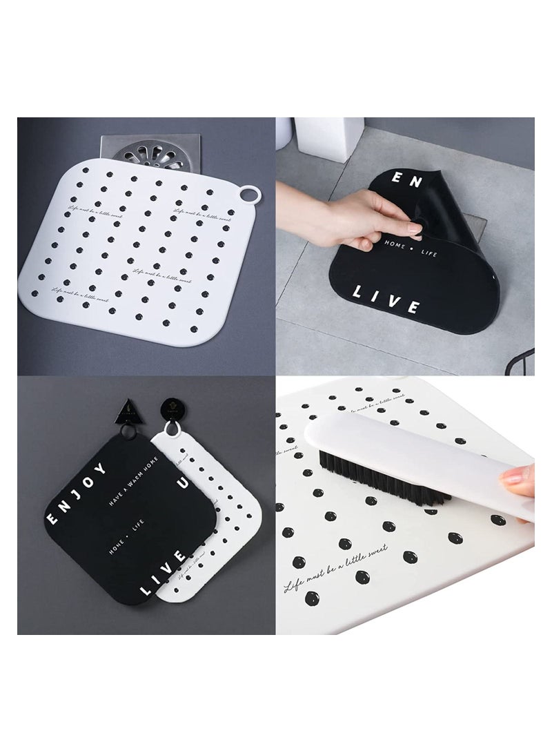 Bathtub Drain Cover-Tub Stopper Silicone Floor Anti-Odor Mat,2 Pack. Silica Gel Plugs,Sewer Deodorizing Mat,for Bathroom,Bathtub,Kitchen,Laundry Room - Image 5