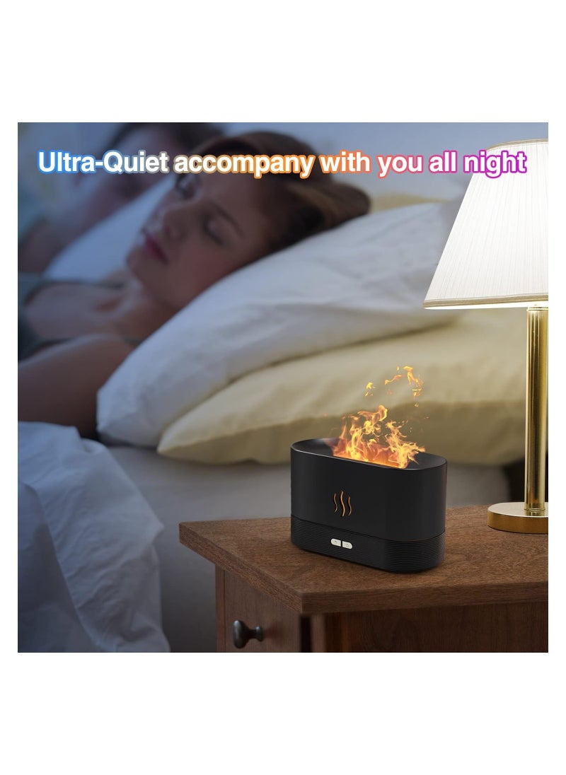 Generic Mini Air Humidifier USB 3D Flame Cool Mist Silent Colorful Essential Oil Auto Shut Off  - Image 4