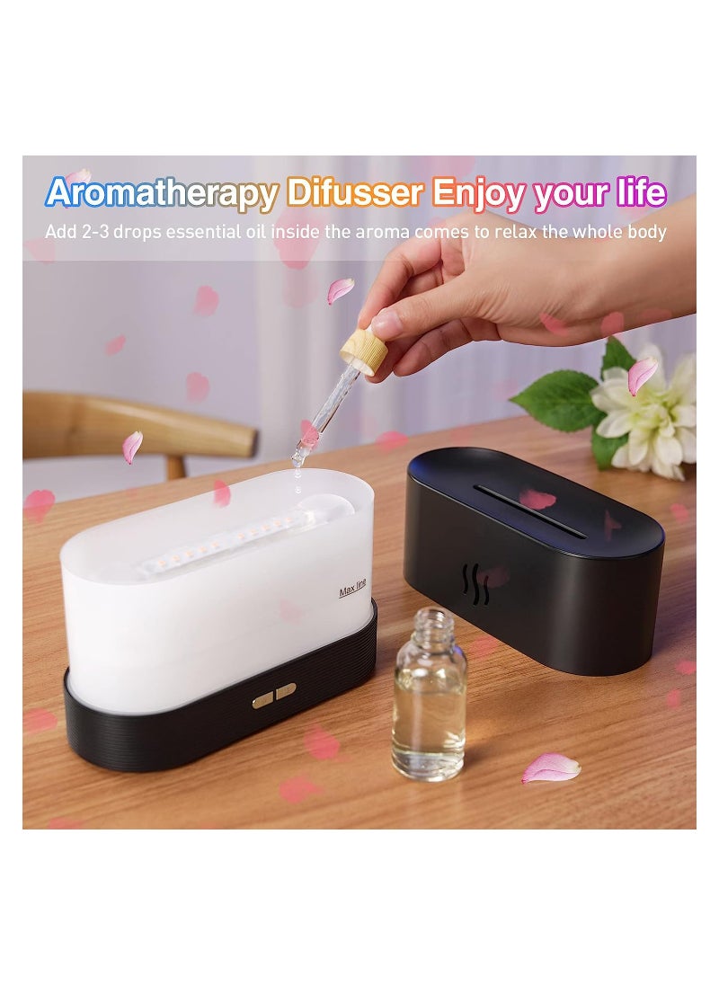 Generic Mini Air Humidifier USB 3D Flame Cool Mist Silent Colorful Essential Oil Auto Shut Off  - Image 5