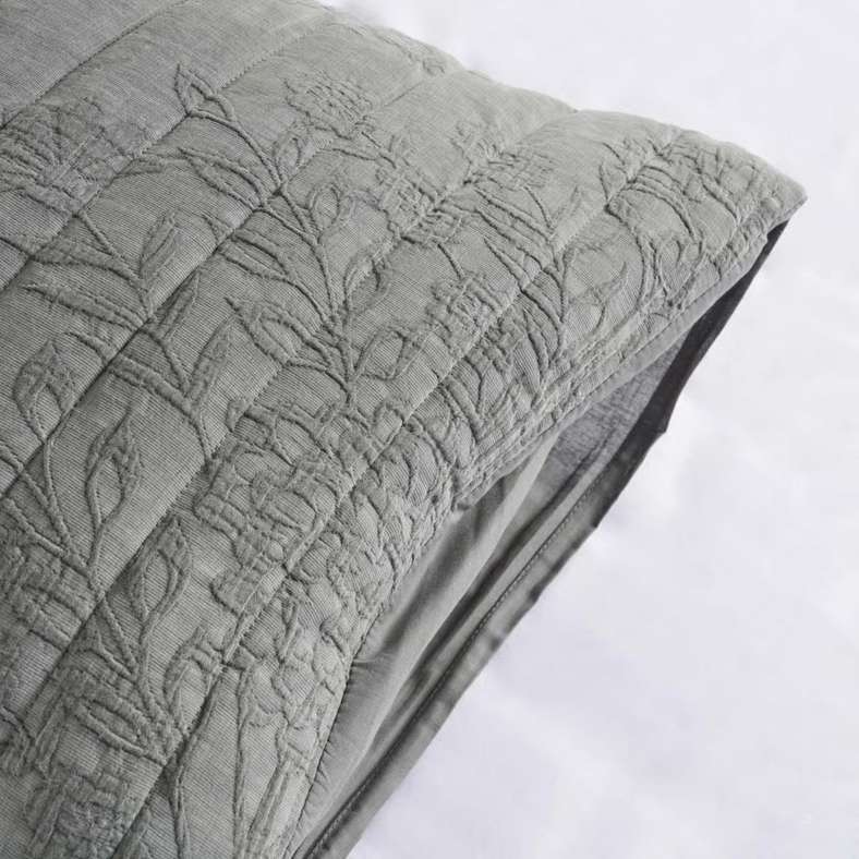 Pan Home طقم أغطية سرير مزخرف بأزهار الزيتون مكون من 3 قطع - Image 5
