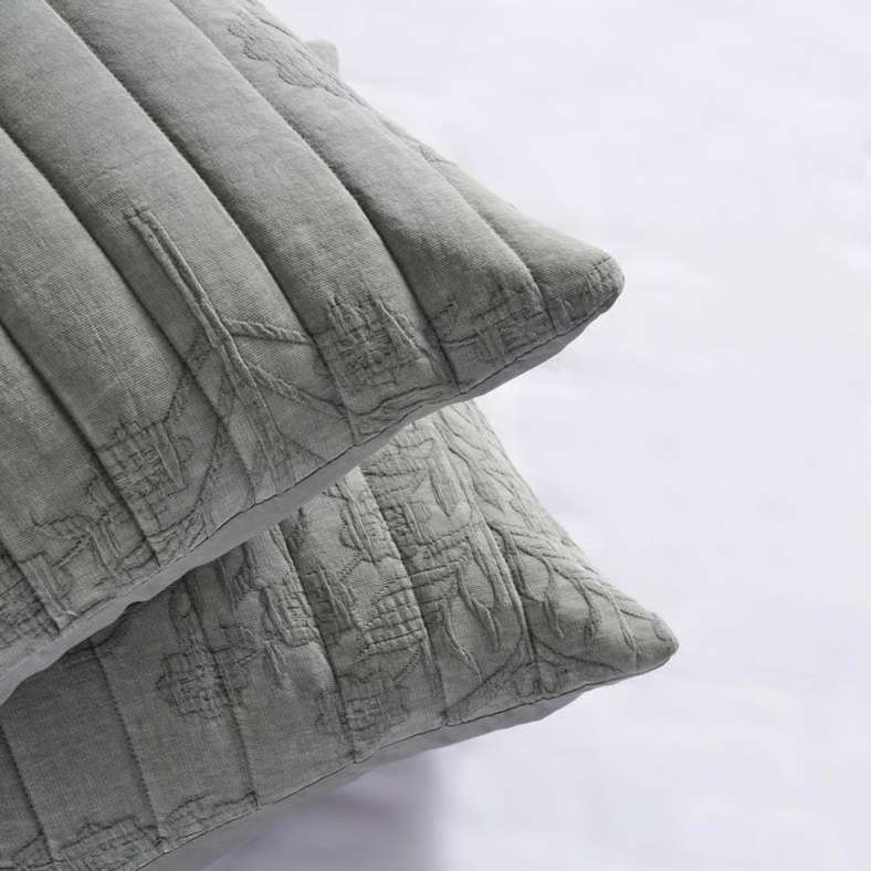 Pan Home طقم أغطية سرير مزخرف بأزهار الزيتون مكون من 3 قطع - Image 4
