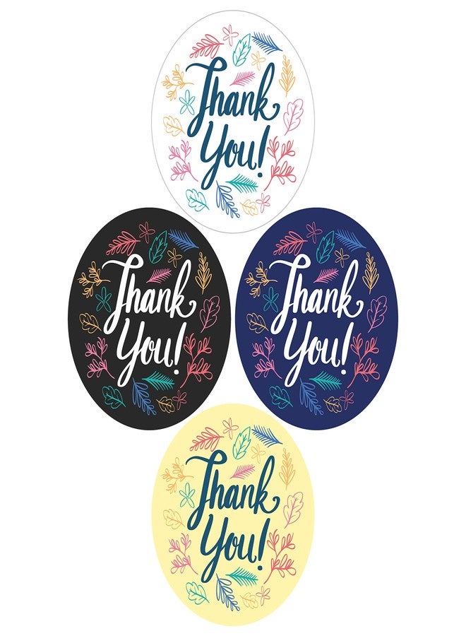 PG Creations Thank You Stickers for Small Business, Tetrad Design, 1.5x1.5 Inch, Small Size Paper Labels, Multicolour, Pack of 500 - Image 2