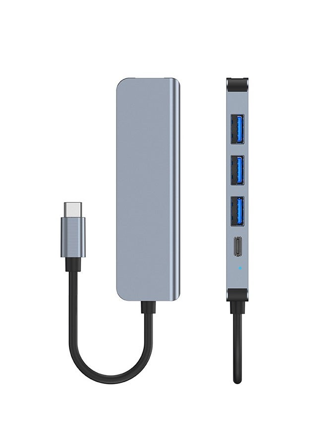 HY USB C Hub with 100W PD Charging, 4 USB ports, USB Hub 3.0 5Gbps Data Transfer Ports, Compatible for MacBook Pro/Air 2023 M2/M1, iPad Pro/Air, HP, Dell, ASUS, Lenovo, etc  - Image 5