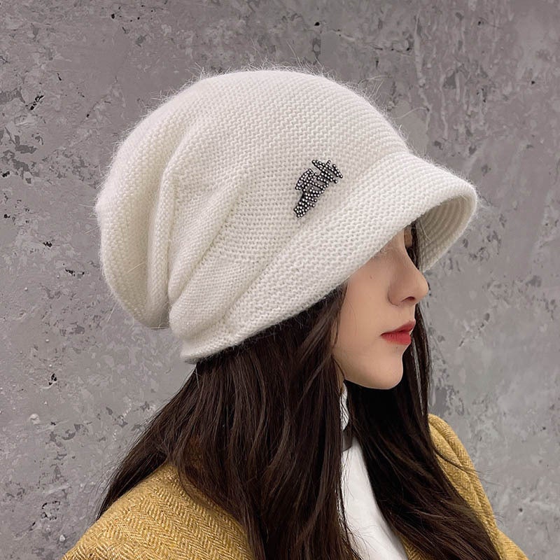 Knitted Beanie Hat for Men Women Winter Warm Skull Cap Solid Color High Quality Hipster Cap - Image 4