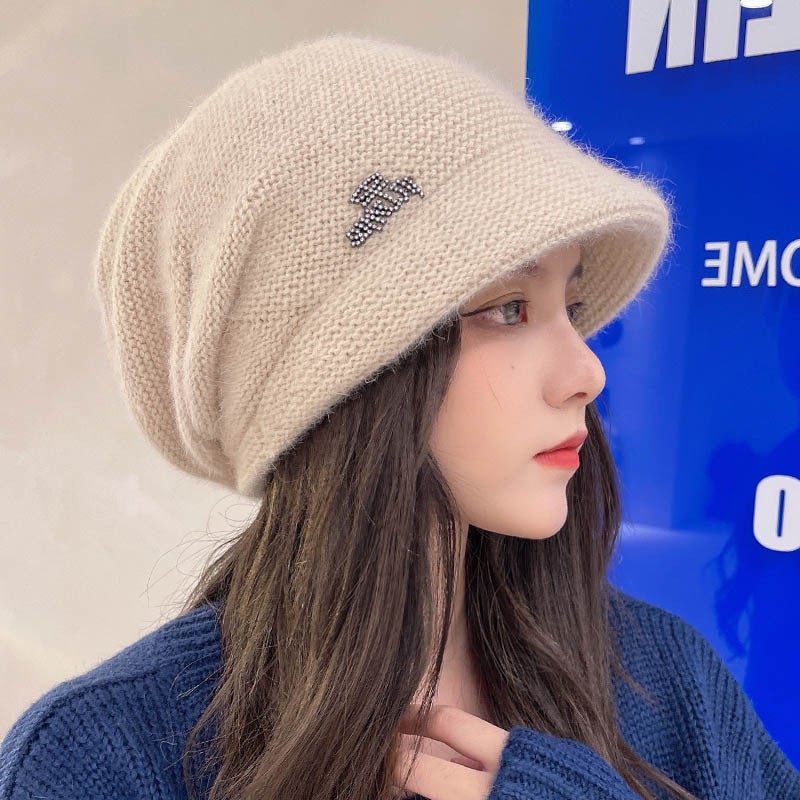 Knitted Beanie Hat for Men Women Winter Warm Skull Cap Solid Color High Quality Hipster Cap - Image 1