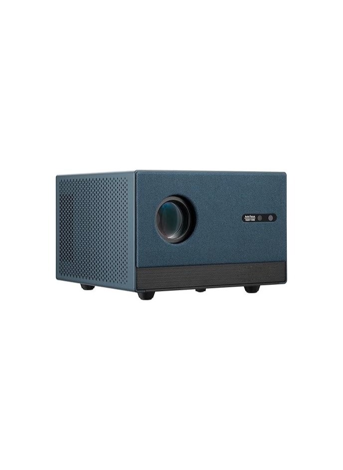 بروجكتور LED محمول بدقة 1080P – مع تركيز تلقائي وبلوتوث وواي فاي وتصحيح زاوية – سينما منزلية ذكية