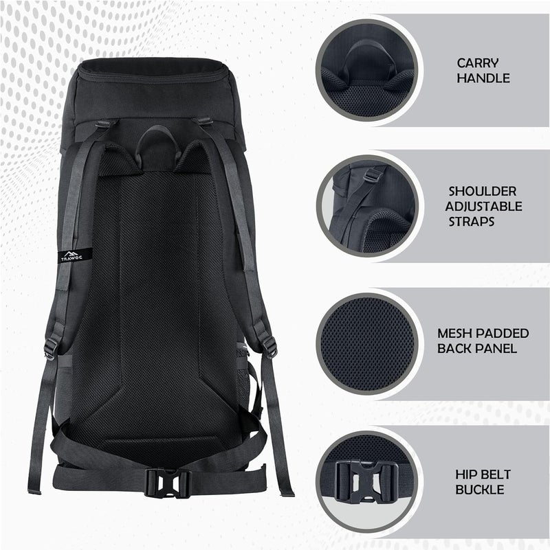 Trawoc حقيبة ظهر سفر TRAWOC IGNITE 50L - Image 3