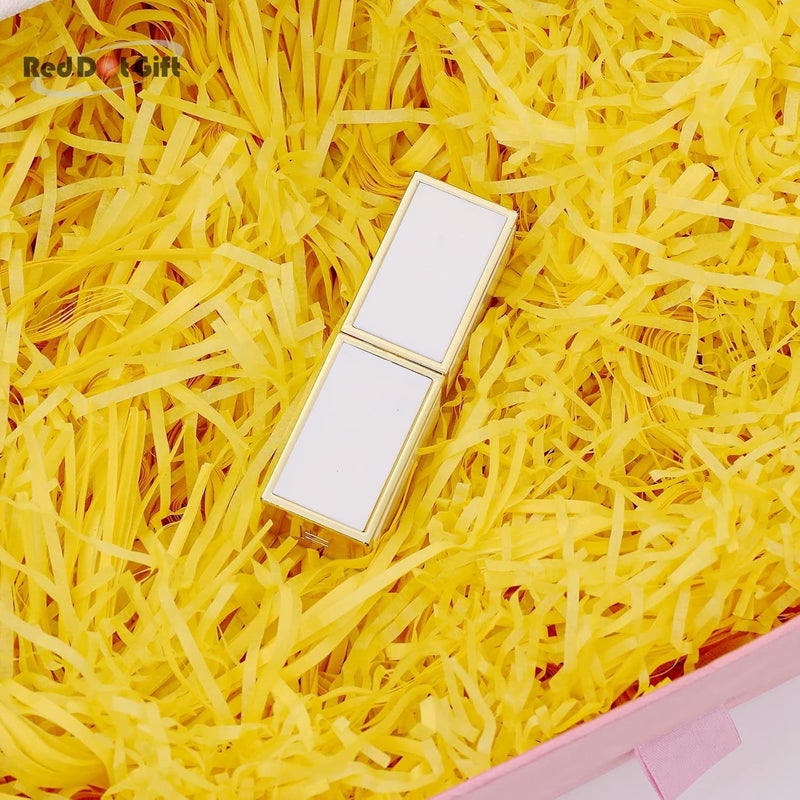 Red Dot Gift® 100g Eco-friendly Yellow Raffia Paper Shreds for Gift Box Filling - Image 5