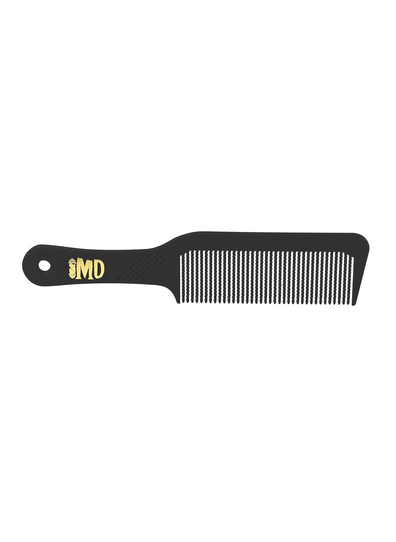 MD MD Flat Top Combs for Barbers and Stylists Black 
