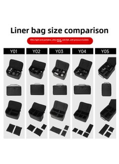 Generic 2023 Product SLR Camera Bag Waterproof Anti-shock Portable OxFord Cloth Luggage Velvet Liner Lens Bag In Stock-Color:Dark Gray Y03  - Image 4