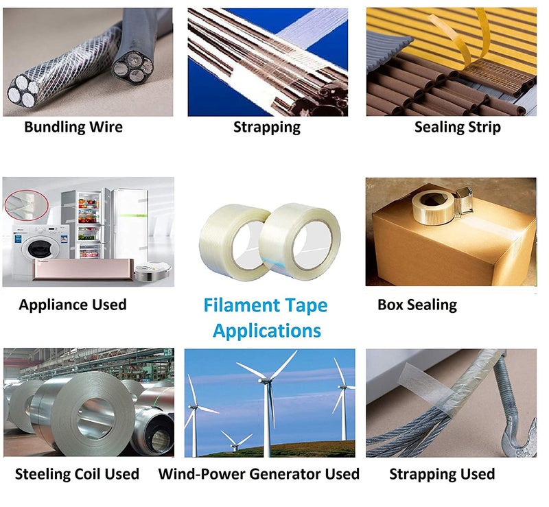 Globe Tech Cross Filament Tape 48 mm X 50 meters. - Image 3
