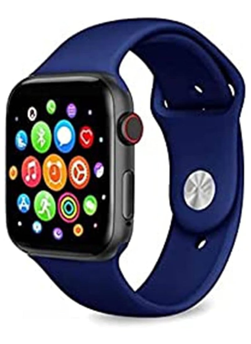 Generic - T500 Smart Watch Bluetooth Call/Music Player for IOS/Android (Blue) - Image 1