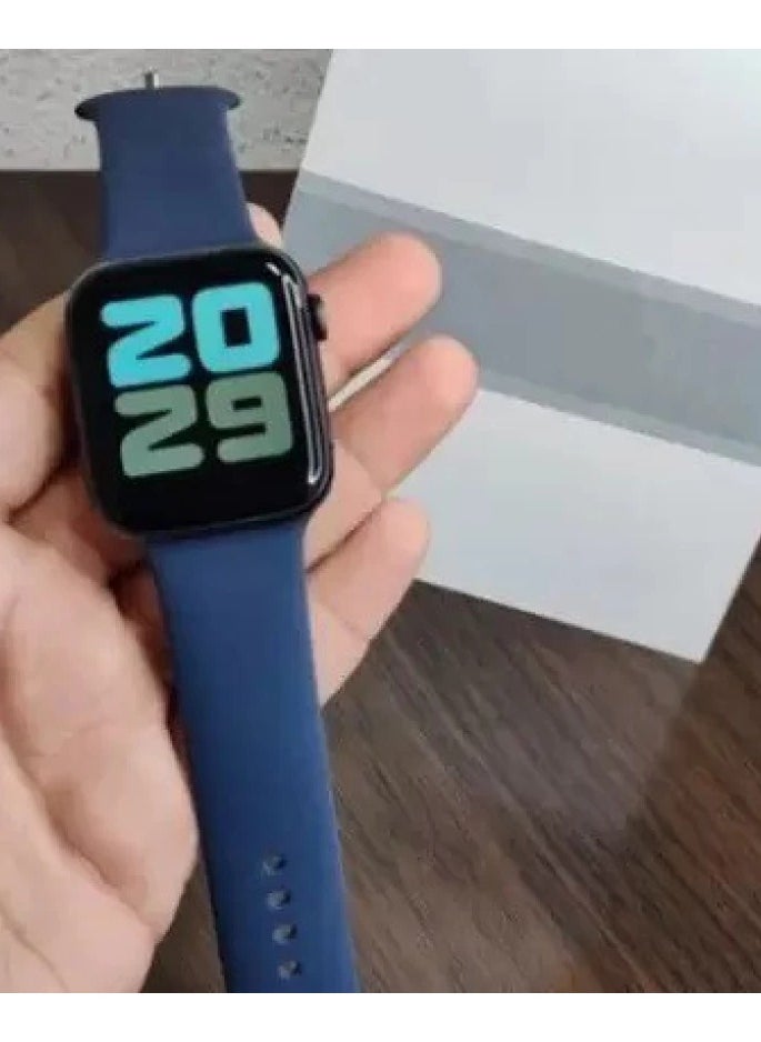 Generic - T500 Smart Watch Bluetooth Call/Music Player for IOS/Android (Blue) - Image 1