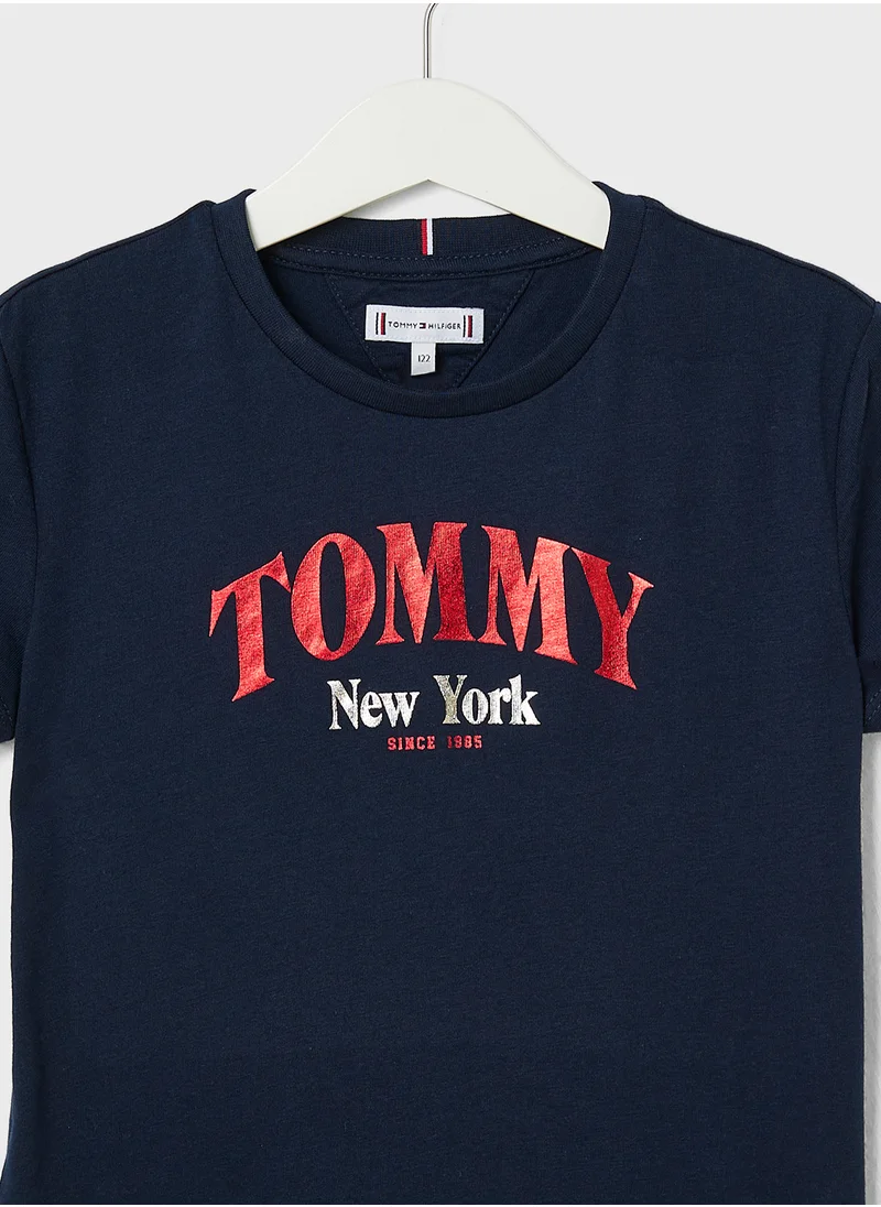 تومي هيلفيغر Kids Varsity Regular T-Shirt