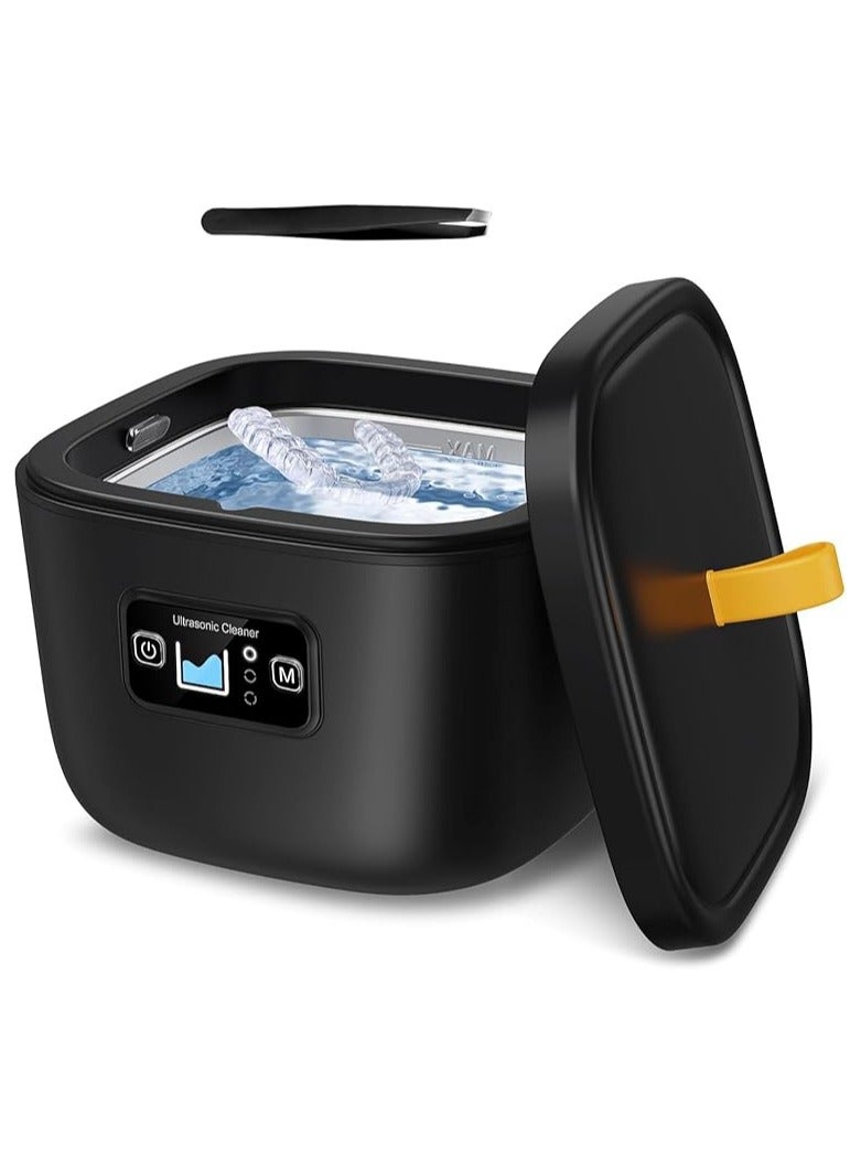 AROAQ Ultrasonic Cleaner for Retainer  Invisalign Denture Mouth Guard  Aligner Toothbrush Head 43kHz 255ML Newly Upgraded Ultrasonic Retainer Cleaner Machine UV Ultrasonic Jewelry Cleaner - Image 1