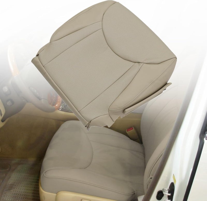 AOUTTUOA Tan Leather Seat Cover for Lexus LS430 - Image 1