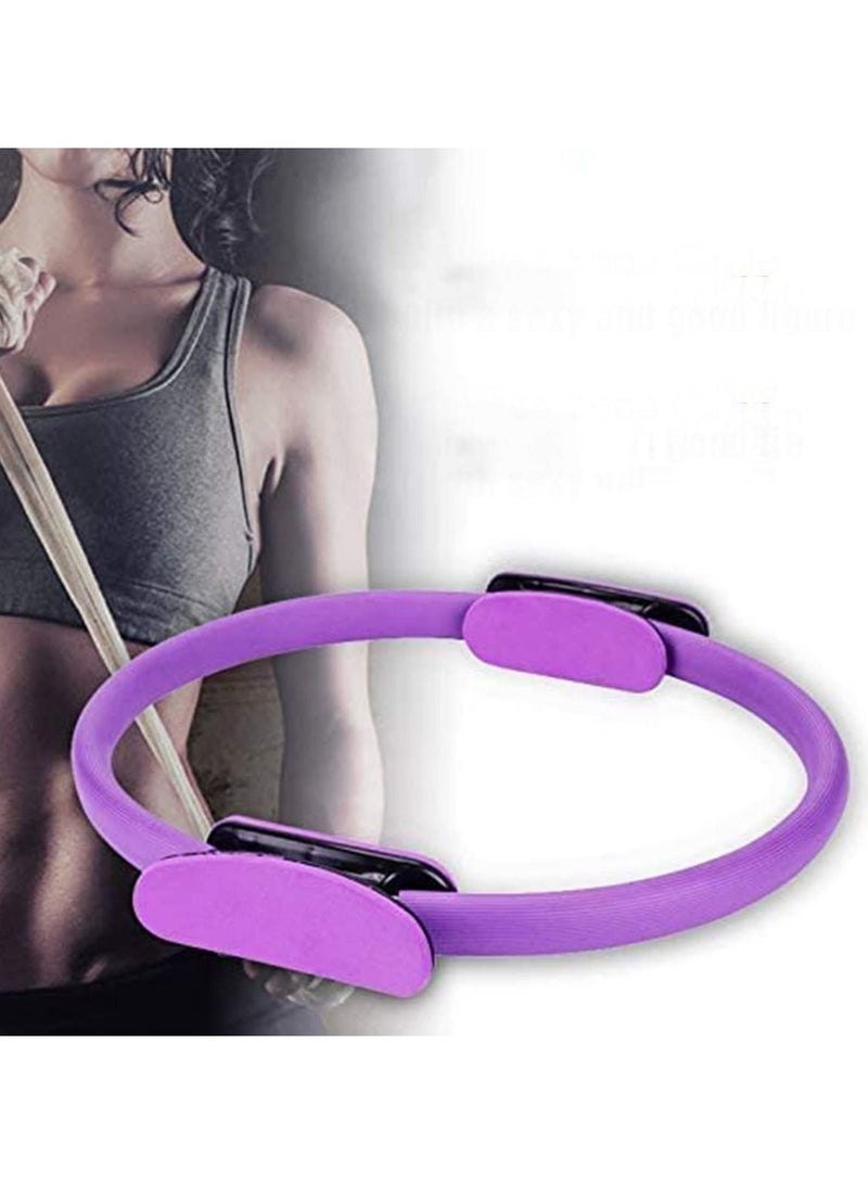 Generic Pilates Ring Comfortable Handle Non-Slip Durable Sport Training Ring For Women Fitness Kinetic Resistance Circle Yoga Circle  - Image 4