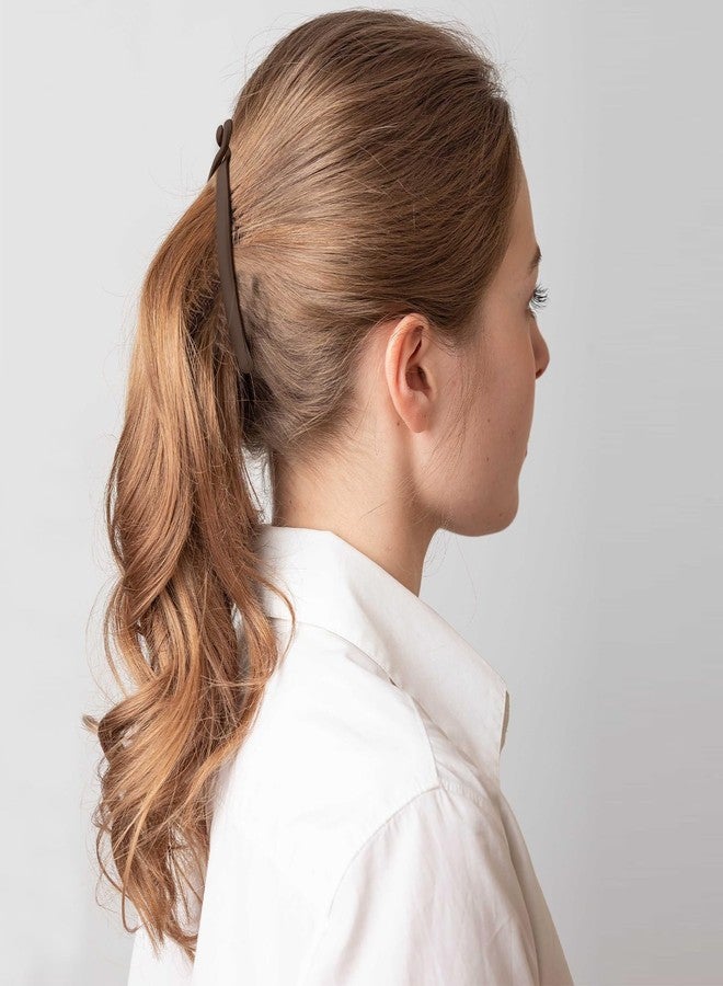 Hapdoo 4PCS Small Banana Clips Hair, Mini Matte Banana Hair Clips for Women Girls, Cute Strong Hold Ponytail Bun Holder, Hair Jaw Clips Barrettes Styling Accessories for Thin Hair - Image 4