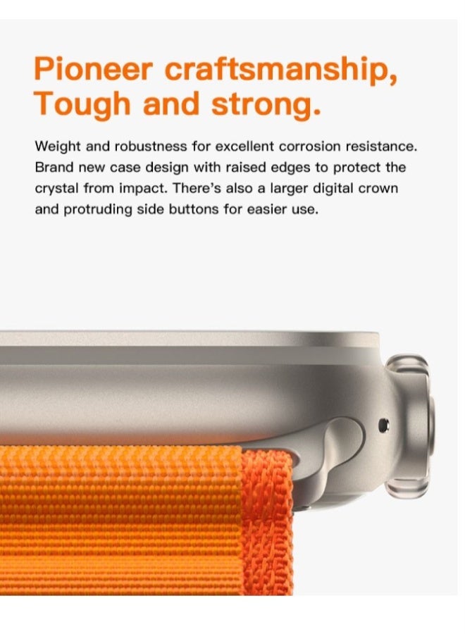 AROAQ T900 Ultra Max 2.1 Inch Smart Watch with Wireless Headphones – 2 in 1, IP67 Waterproof, Heart Rate, BP & SpO2 Monitor, Sleep & Activity Tracker, Bluetooth 5.0 for Android & iOS - Black - Image 4