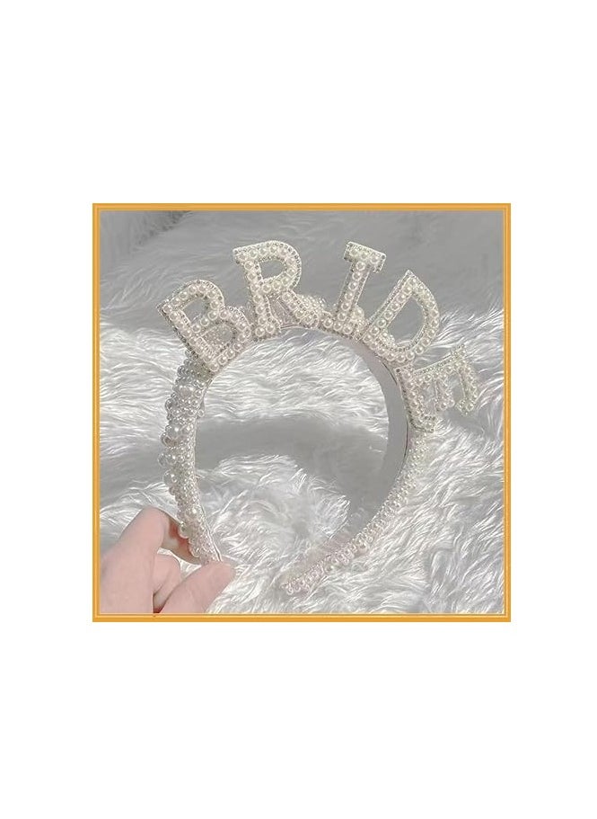 Generic Bachelorette Crown For The Bride - Wedding - Pearls  - Image 2