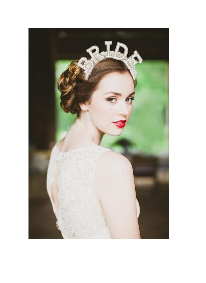 Generic Bachelorette Crown For The Bride - Wedding - Pearls  - Image 3