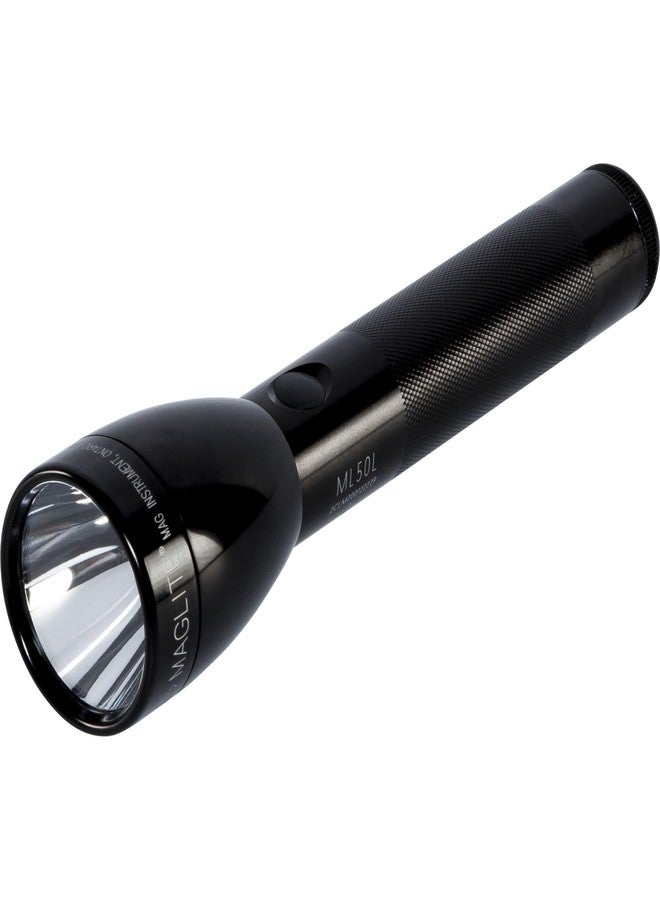 ماجلايت مصباح يدوي Maglite ML50L LED ثنائي الخلية في صندوق عرض، أسود - Image 1