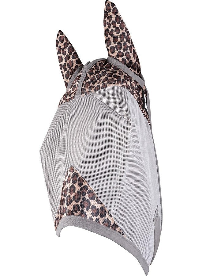 Cashel Crusader Fly Mask, Standard with Ears (Leopard, Horse) - Image 1