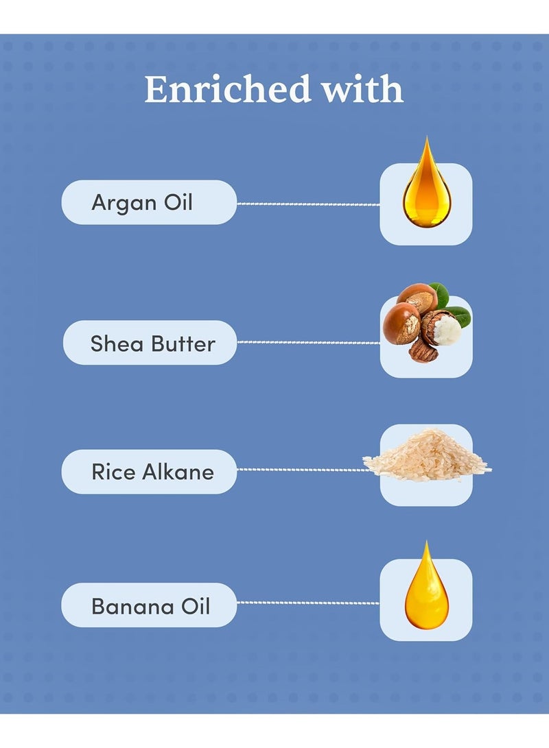 Man Matters Hair Conditioner 90Ml - Rice Alkane, Banana Oil, Shea Butter and Argan Oil - Repairs Dry and Damaged Hair, Reduces Frizz and Moisturises Hair - Sulphate and Paraben Free - 1 Count - Image 3