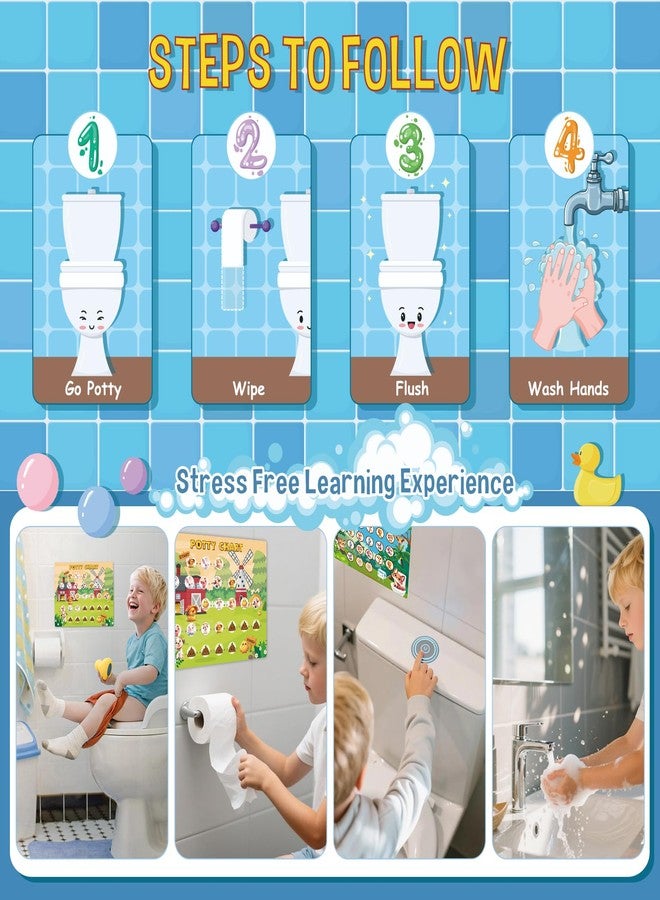 JIXZEN Potty Training Chart with 3 Animal Themes Potty Training Stickers, Fun Potty Reward Chart for Kids, Potty Sticker Chart for Toddlers Girls 1-3, 2-4, Potty Chart for Toddlers Boys Reward(15 PCS) - Image 3