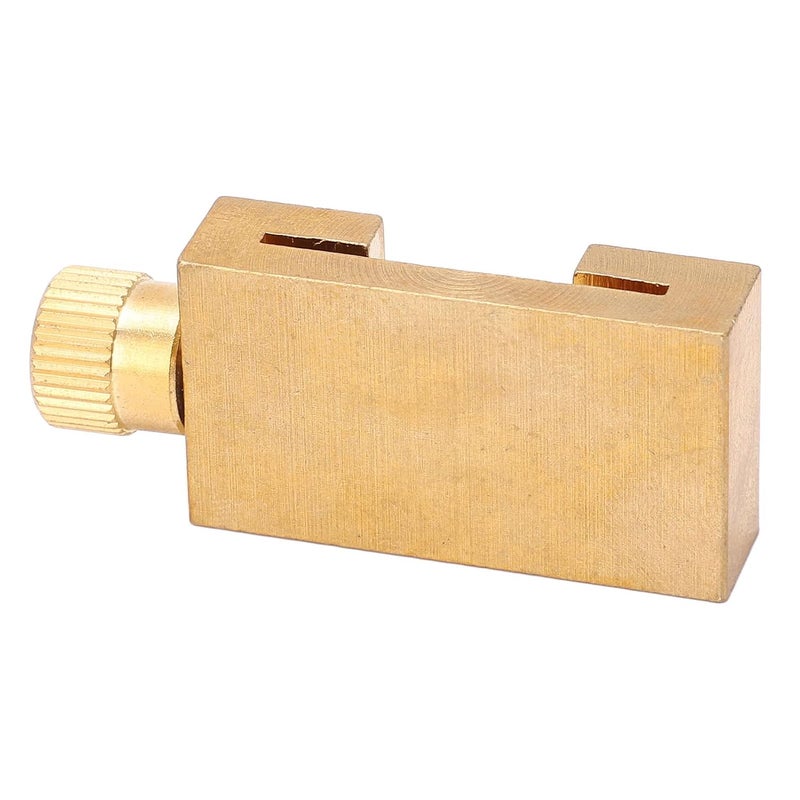 2Pcs Brass Scribe Ruler Limit Block Marking Tool Industrial Construction - Image 3