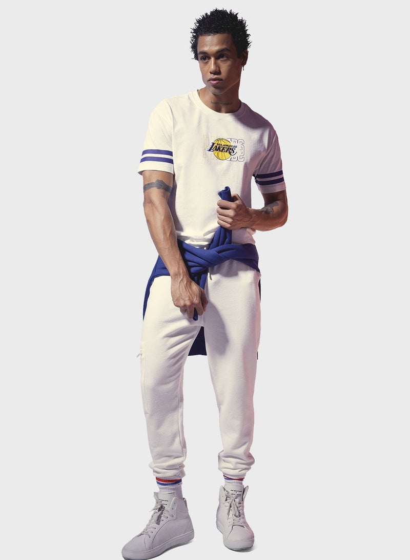 DeFacto Defactofit Nba Los Angeles Lakers Standard Fit T-S  - Image 5