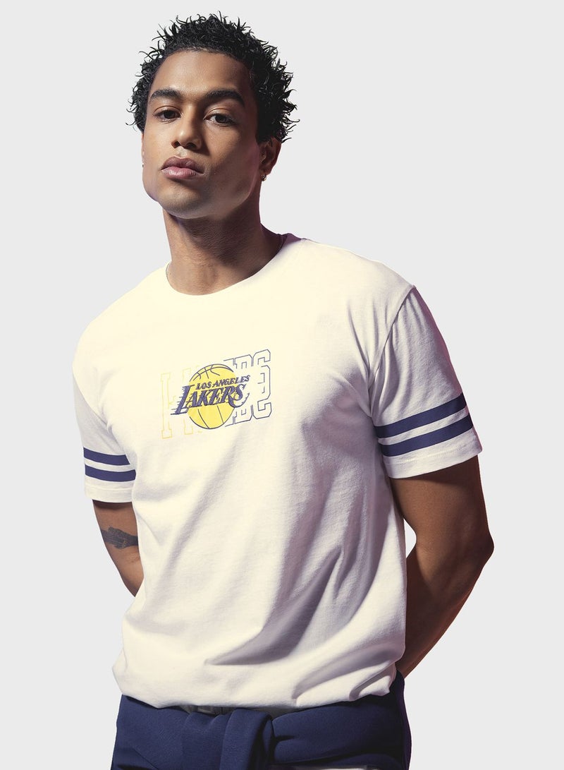 DeFacto Defactofit Nba Los Angeles Lakers Standard Fit T-S  - Image 3