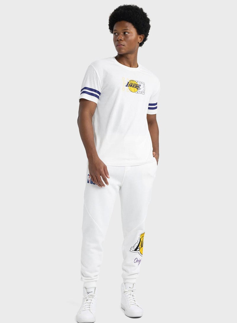 DeFacto Defactofit Nba Los Angeles Lakers Standard Fit T-S  - Image 4