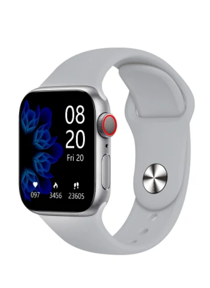 Sports Watch Series 9 AMOLED display Full Screen With Health Fitness Tracker + addition Replacement -Silver - pzsku/Z00B0DF20E9E833FA8145Z/45/_/1733243152/bd743d8f-e0ab-4d4a-ae49-b6d54d9bdcca