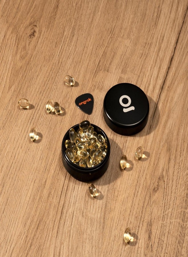 ONGROK Storage Puck, Black, Perfect Size Case to Store in Your Pocket, Airtight, Preserves Moisture Profile, Smell and Aroma - Image 2