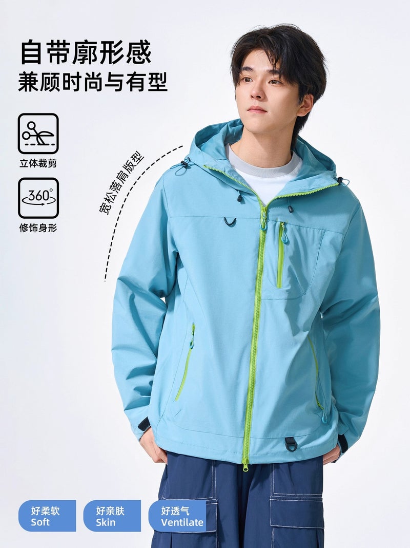 Wassup Outdoor Assault Jacket Men'S Spring And Autum Loose Windproof And Water Repellent Soft Shell Work Jacket - Image 3