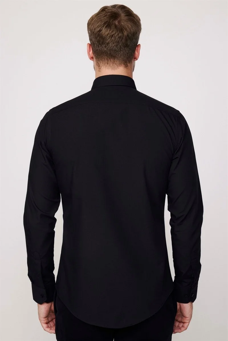 Tudors Slim Fit Narrow Cut Tery Cotton Men's Shirt