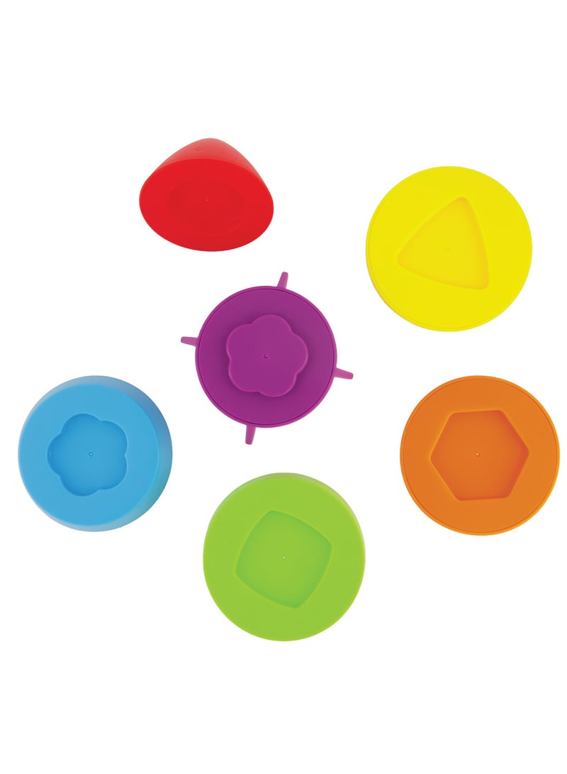 infantino لعبة الإبداع للأطفال - مجموعة صواريخ التكديس (مناسبة من 12 شهرًا) - Image 3